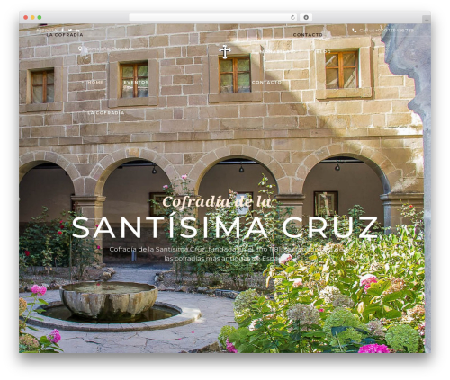 chapel WordPress theme - cofradiadelasantisimacruz.com