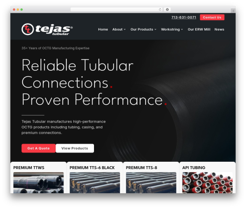 Divi WordPress website theme - tejastubular.com
