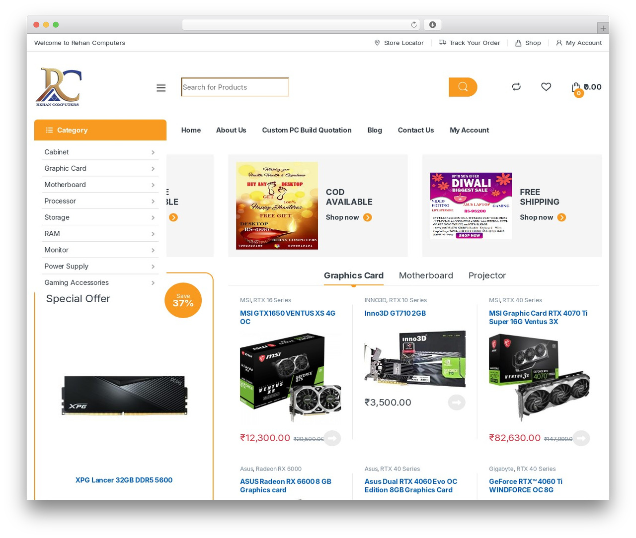 Electro WordPress store theme - rehancomputers.in Electro WordPress store theme - rehancomputers.in