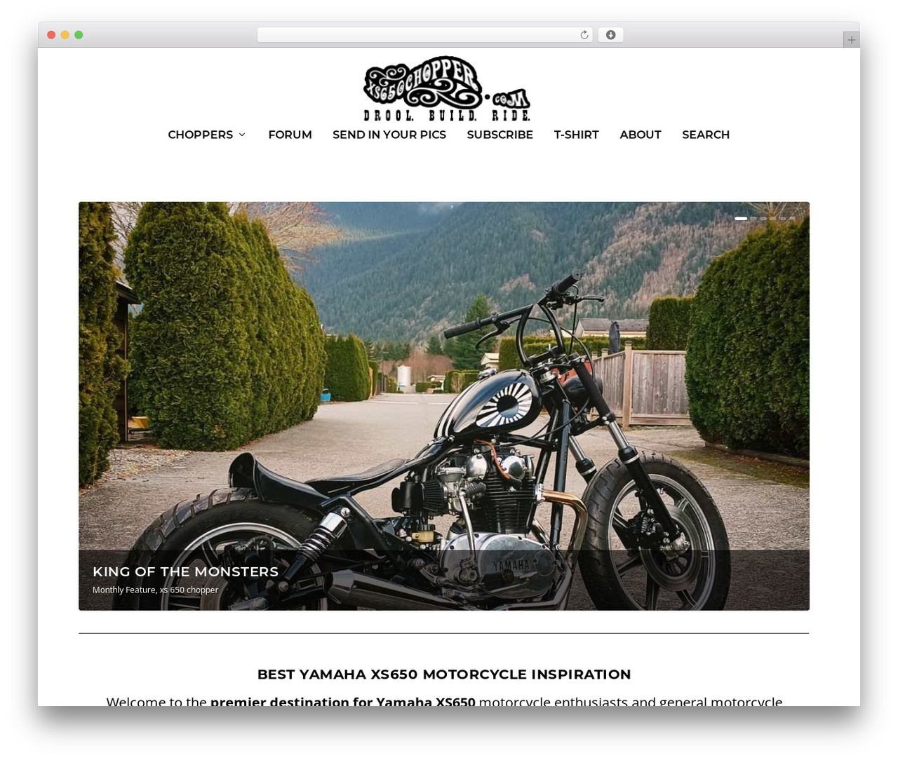 Extra WordPress theme - xs650chopper.com Extra WordPress theme - xs650chopper.com