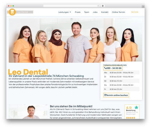 Reviews and rating docplanner WordPress plugin - zahnarzt-muenchen-schwabing.dental