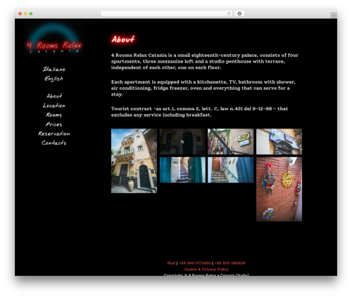 Iceberg WordPress theme design - 4roomsrelax.com