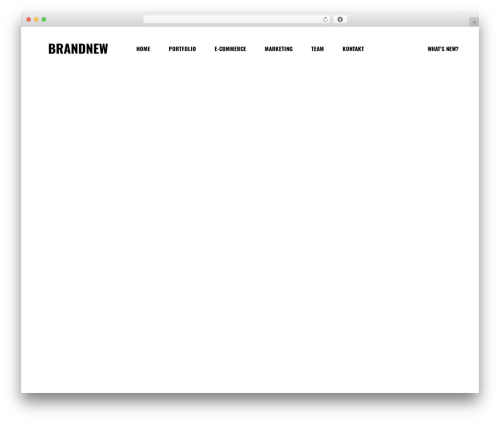 Manon WordPress theme - brandnew.media