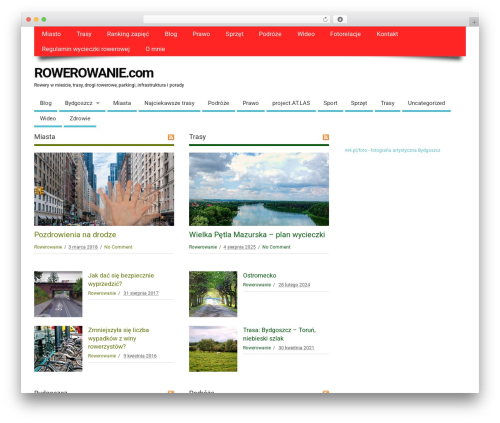 MesoColumn WP theme - rowerowanie.com