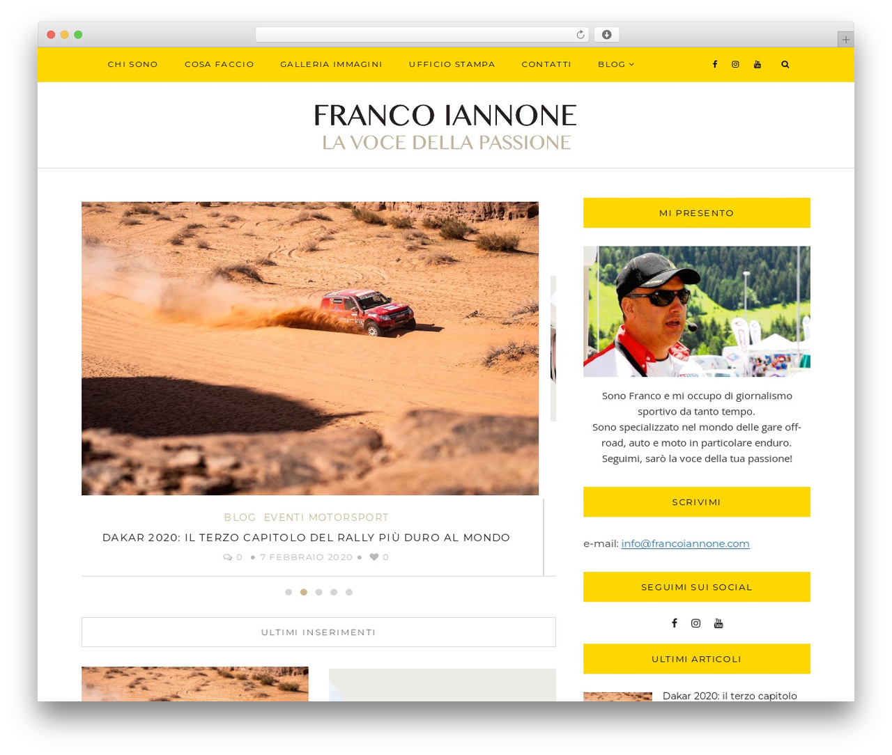 Notumn theme WordPress - francoiannone.com