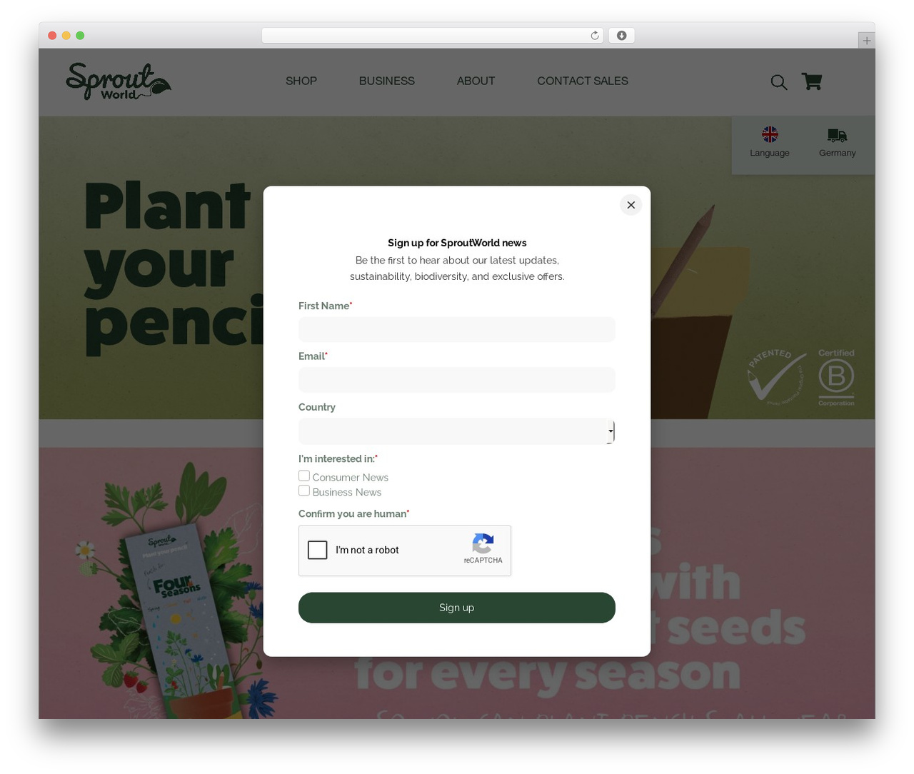 Thrive Theme Builder WP theme - sproutworld.com