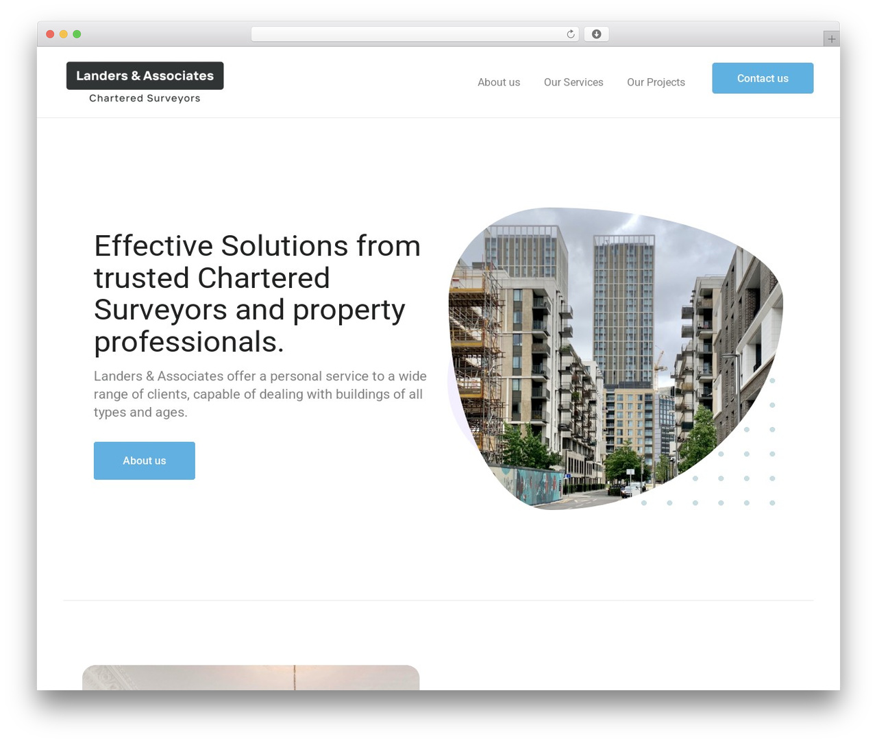 Webify WordPress theme - landers-associates.co.uk