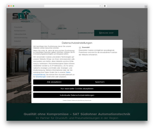 WordPress theme e-unit Master Theme 3 - suedlohner.com