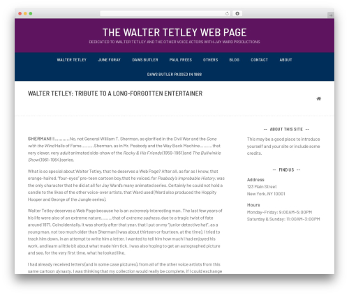 WordPress theme Blogeasy - waltertetley.com WordPress theme Blogeasy - waltertetley.com