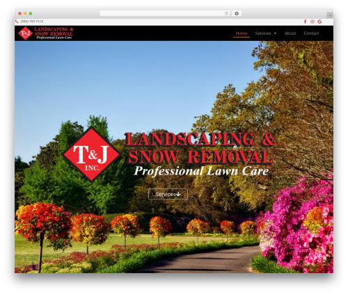 WordPress theme Hello Elementor - tandjlandscaping.com