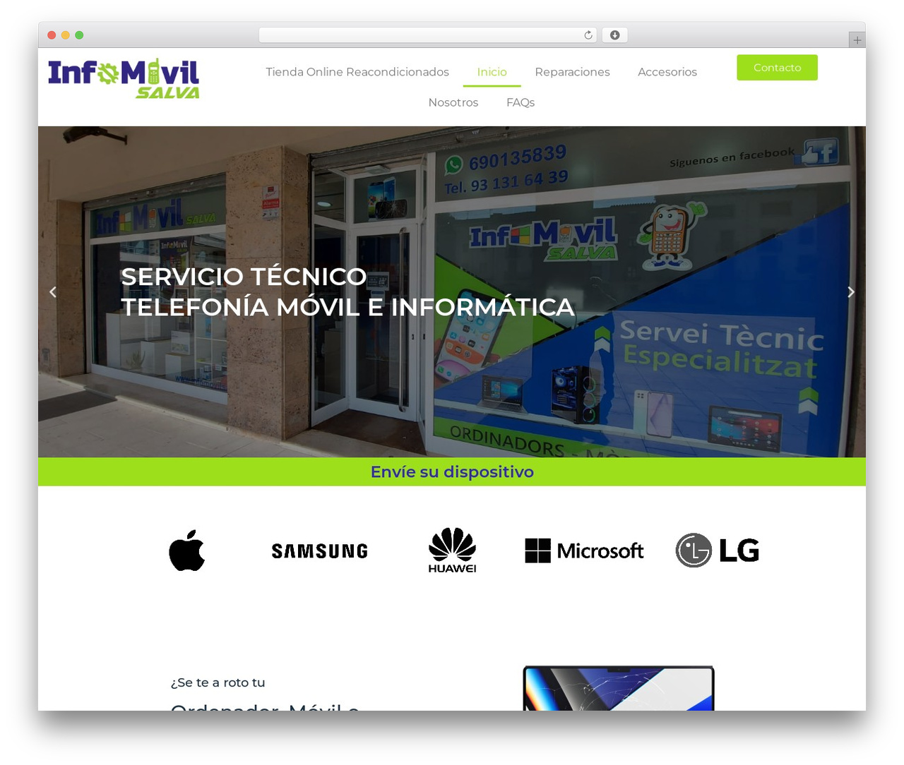 WordPress theme Hello Elementor - infomovilsalva.com