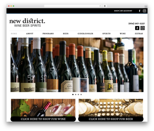 WordPress theme Optimal - newdistrict.ca
