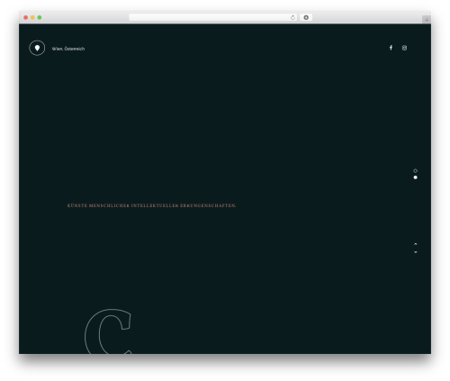 WordPress website theme Bucklin - culturebites.org