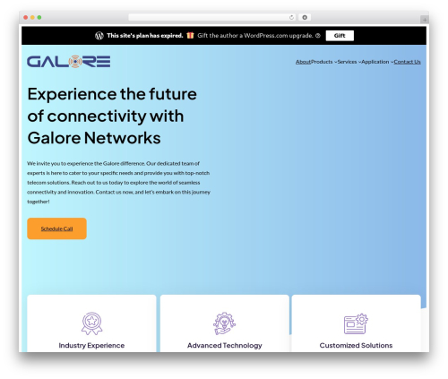 WP theme FotaWP - ga-lore.com