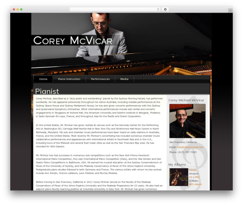 Ashford WordPress theme - coreymcvicar.com