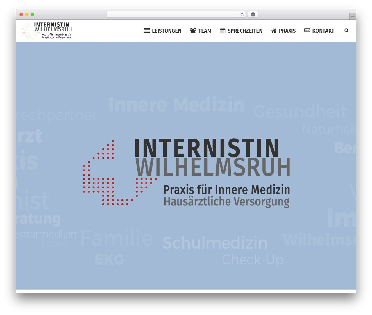 Bite WordPress theme - internistin-wilhelmsruh.de