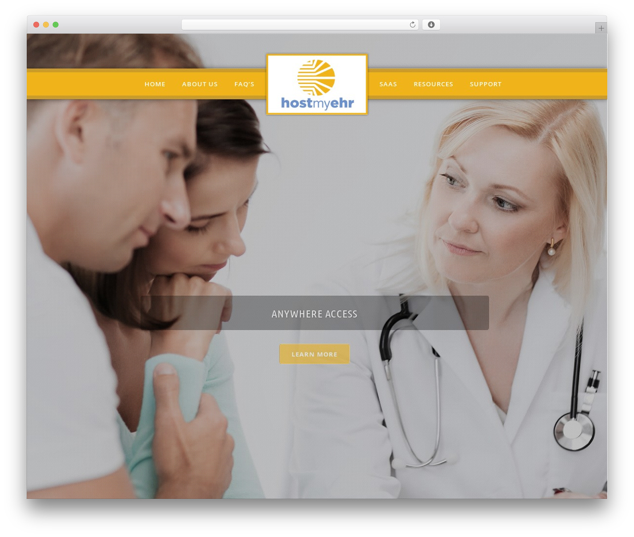 Bridge WordPress theme - hostmyehr.com
