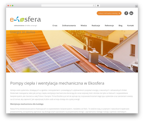deSignum theme WordPress - ekosfera.eu