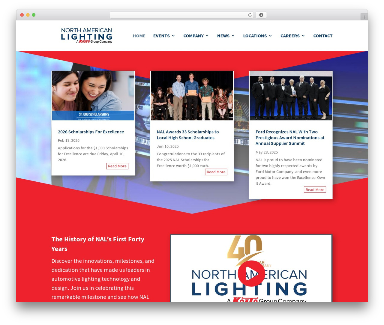 Divi WordPress theme - nal.com