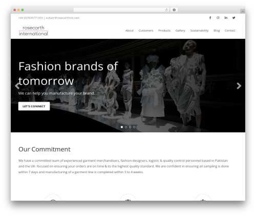 Engage fashion WordPress theme - rosecarthint.com