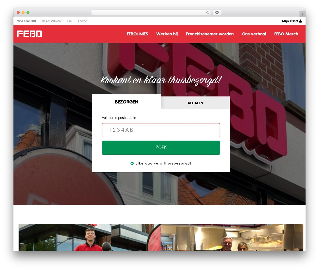 FEBO WordPress theme - febo.nl