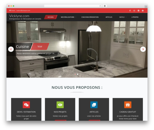 Frontech top WordPress theme - vicklyne.com