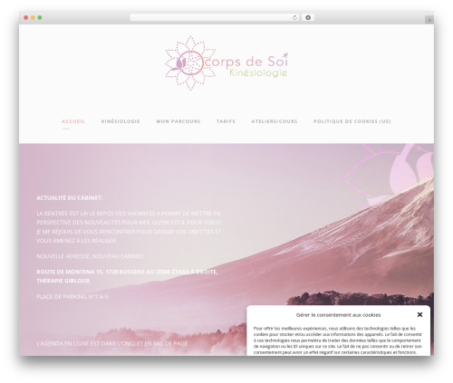 Kleanity WordPress theme - ocorpsdesoi.ch