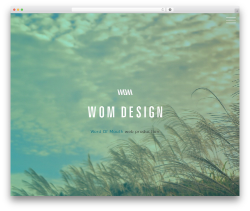 LIQUID CORPORATE WordPress theme - wom-d.com