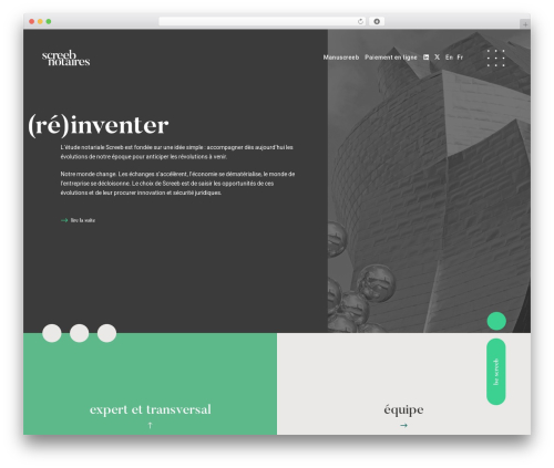 screeb WordPress theme - screeb.notaires.fr