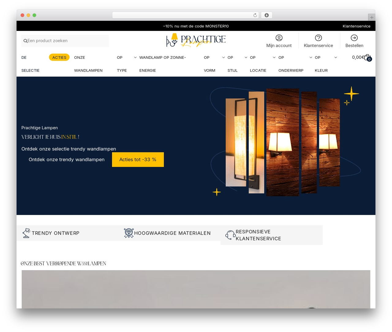 Shoptimizer Child Theme NL WordPress ecommerce theme - www.prachtigelampen.nl