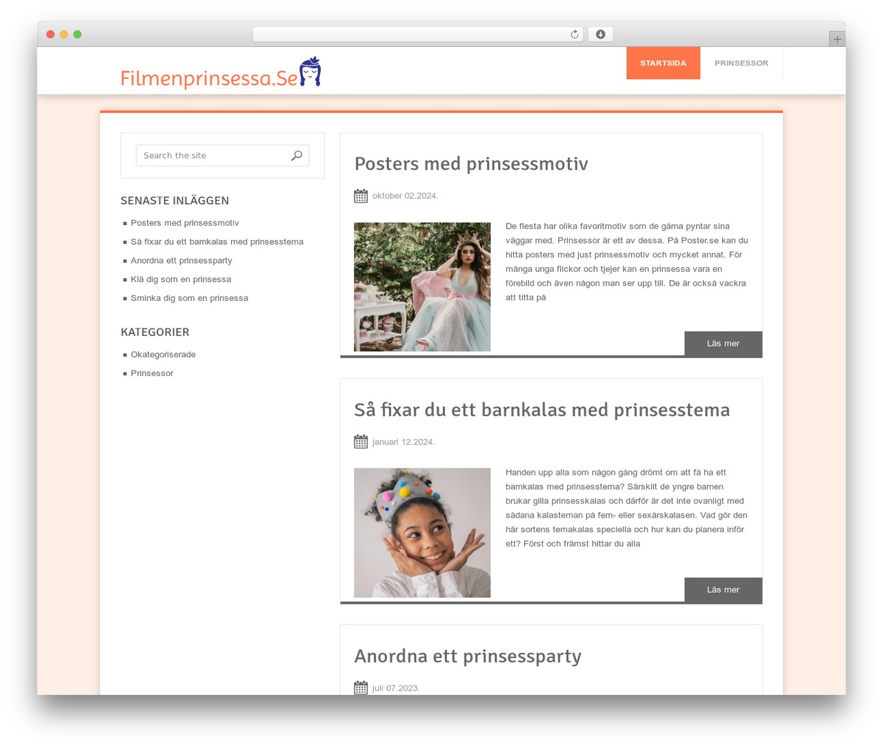 Softpress theme WordPress - filmenprinsessa.se Softpress theme WordPress - filmenprinsessa.se