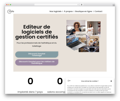 Starto elementor WordPress plugin - crefia.fr