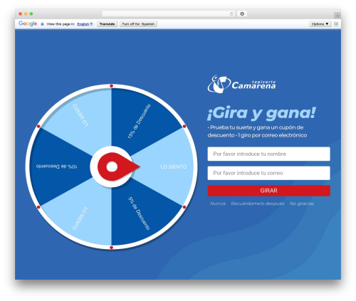 Wordpress lucky wheel WordPress plugin - camarenatapizarte.com