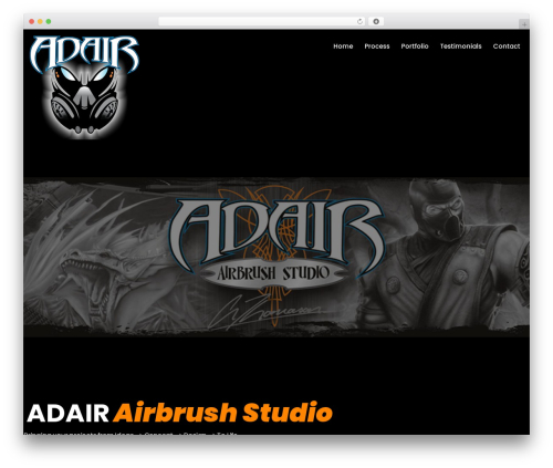 WordPress theme Arrival - adairbrush.com