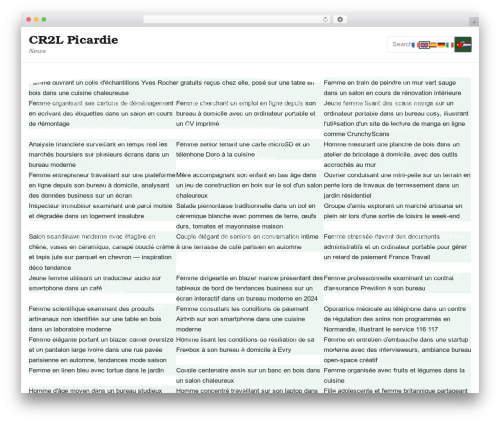 WordPress theme Esteem - cr2l-picardie.org