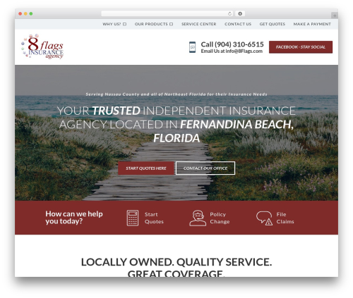 WordPress theme Advisor Pro - 8flags.com