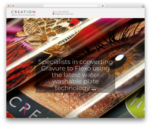 WordPress theme Creation - creation-repro.com