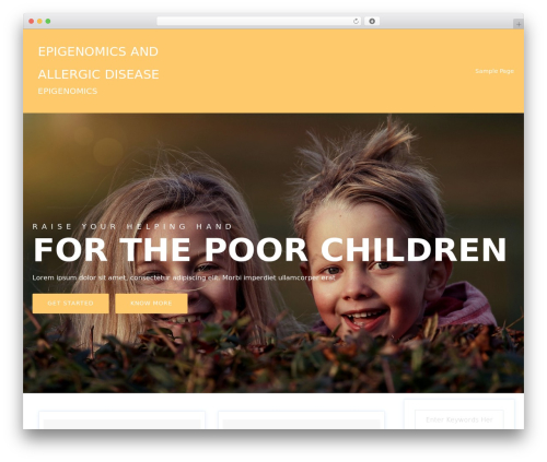 WordPress theme Organization - epigenetic-regulation.com