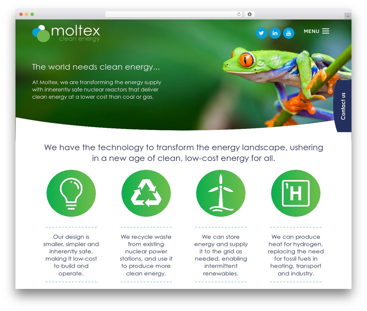 WP theme Technique Starter Theme - moltexenergy.com