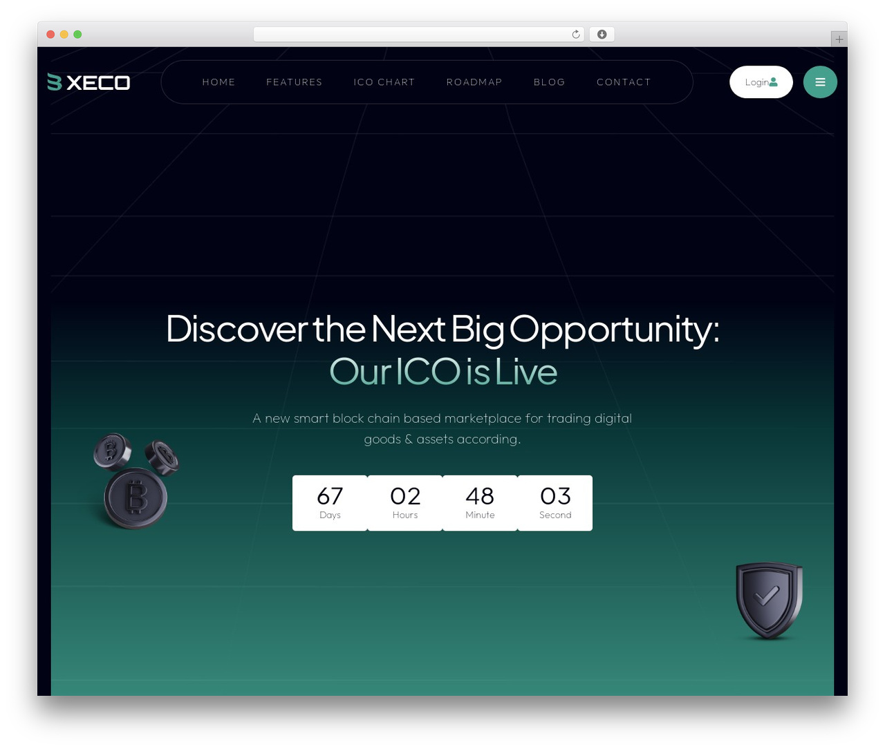 Xeco WordPress theme - xeco.themegenix.net