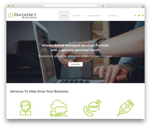 cherry best WordPress theme - datanetsys.net