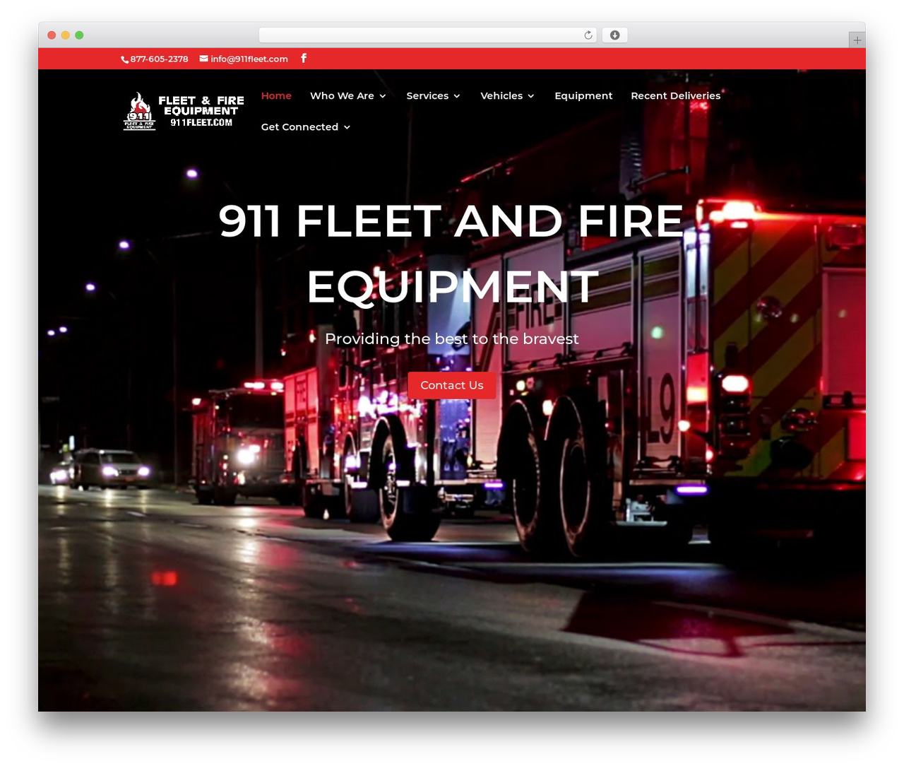 Divi WordPress theme - 911fleet.com