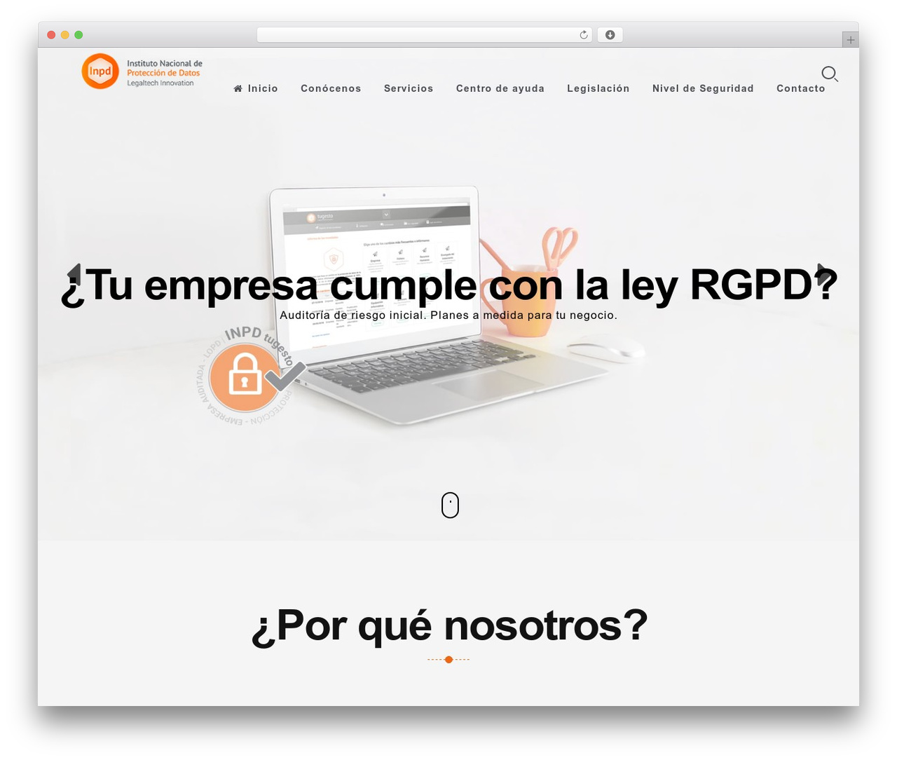 Elementare PRO top WordPress theme - institutoprotecciondatos.com
