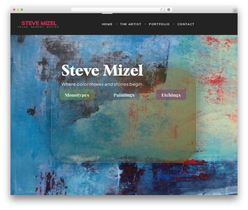 Makeup WP theme - mizelart.com