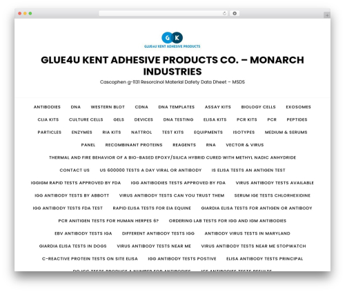 minimalblog WordPress blog theme - glue4u.com