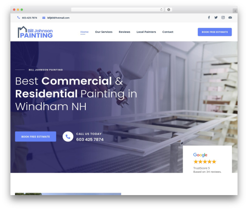 Moppers WordPress theme - bjohnsonpainting.com