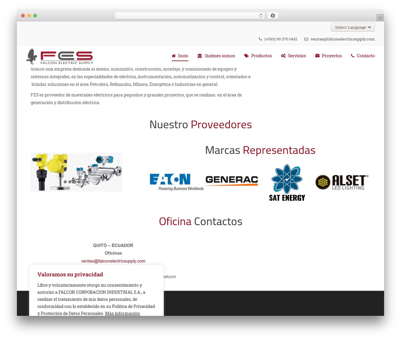 Nominee WordPress theme - falconelectricsupply.com Nominee WordPress theme - falconelectricsupply.com