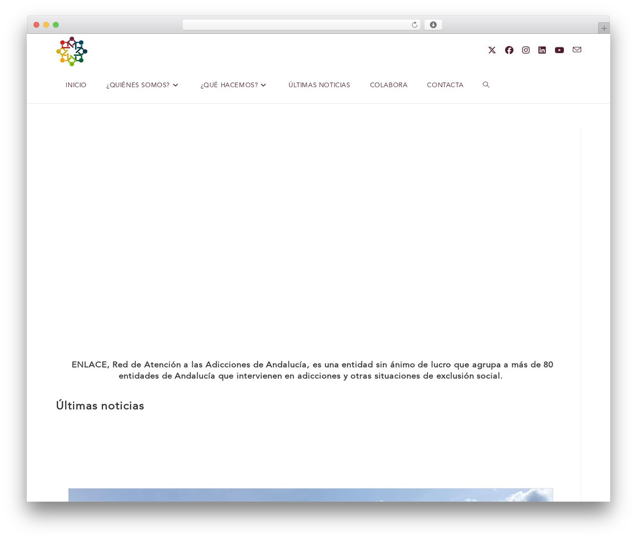 OceanWP WordPress theme - f-enlace.org
