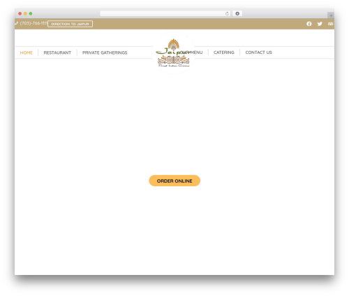 Pingash WordPress theme - jaipurcuisine.com