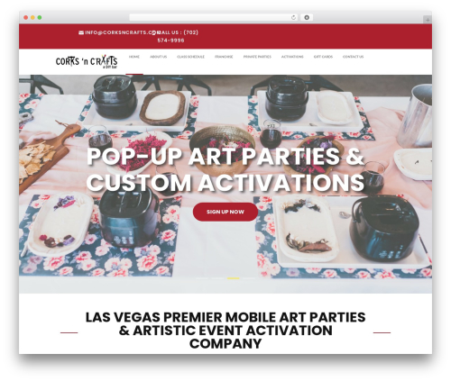 Theme WordPress Divi - corksncrafts.com